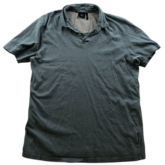 Volcom Mens Polo Shirt Long Sleeve Short Sleeve Classic Casual Pullover Green - Picture 1 of 9